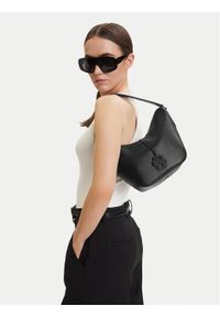 BOSS Torebka Anett New Sm Hobo 50563172 Czarny. Kolor: czarny. Materiał: skórzane #1