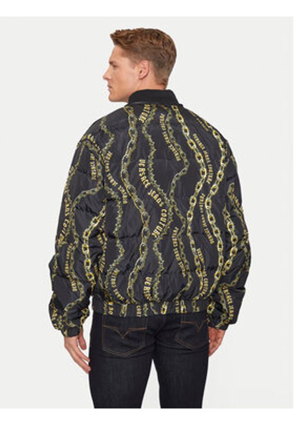 Versace Jeans Couture Kurtka puchowa 77GAUD17 Czarny Regular Fit. Kolor: czarny. Materiał: syntetyk