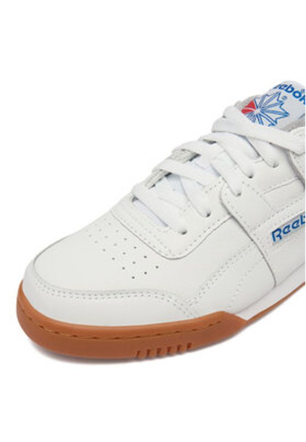 Reebok Sneakersy EO-WORKOUT PLUS 100244868 Biały. Kolor: biały. Materiał: skóra. Model: Reebok Workout