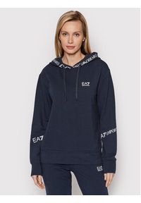 EA7 Emporio Armani Dres 8NTV52 TJCQZ 1554 Granatowy Regular Fit. Kolor: niebieski. Materiał: bawełna, dresówka #2