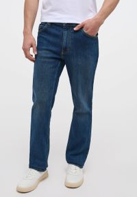 Mustang - MUSTANG TRAMPER STRAIGHT MĘSKIE SPODNIE JEANSOWE DENIM BLUE 1013718 5000 771