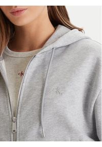 Calvin Klein Jeans Bluza Monogram LV047F208G Szary Relaxed Fit. Kolor: szary. Materiał: bawełna #4