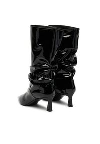 Pollini Botki SA24115M0NTT0000 Czarny. Kolor: czarny. Materiał: lakier, skóra #2