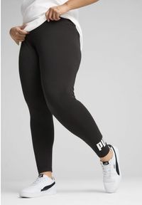 Puma - Legginsy damskie z logo No. 1 ESS PUMA Black. Kolor: czarny. Materiał: jersey, materiał