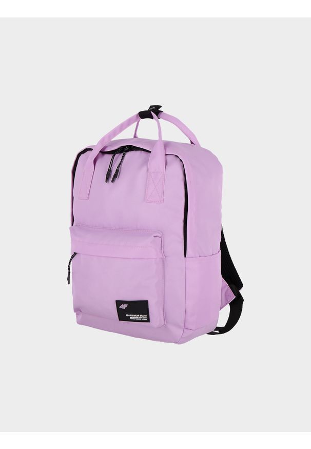 4f - Plecak miejski 2w1 (12,5 L) - fioletowy. Kolor: fioletowy. Materiał: materiał, syntetyk. Wzór: gładki. Styl: casual, elegancki