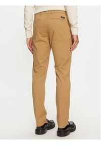 Calvin Klein Chinosy Modern Twill K10K113696 Khaki Slim Fit. Kolor: brązowy. Materiał: bawełna #5