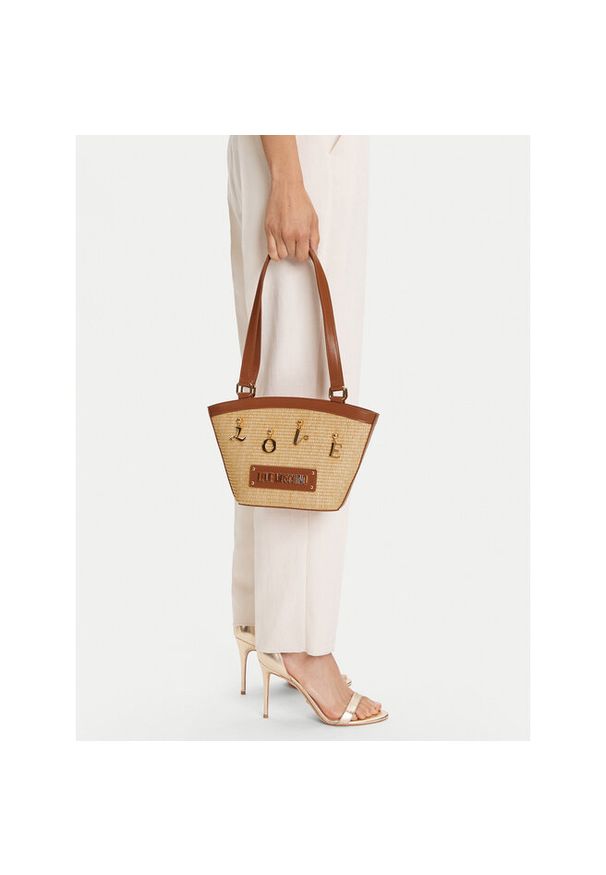 Love Moschino - Torebka LOVE MOSCHINO. Kolor: brązowy