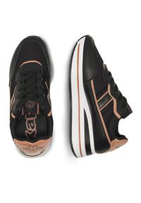 Kappa Sneakersy Logo Reely 351H2TW - A3L Czarny. Kolor: czarny. Materiał: materiał