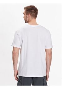 Quiksilver T-Shirt Between The Lines EQYZT07216 Biały Regular Fit. Kolor: biały. Materiał: bawełna #5