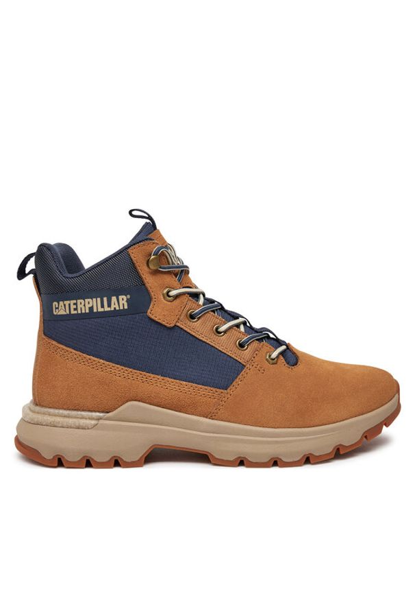 CAT Footwear Trapery Colorado Sneaker P726087 Brązowy. Kolor: brązowy. Materiał: skóra