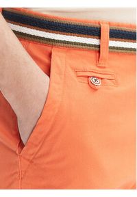 INDICODE Szorty materiałowe Royce 70-039 Pomarańczowy Slim Fit. Kolor: pomarańczowy. Materiał: bawełna #2