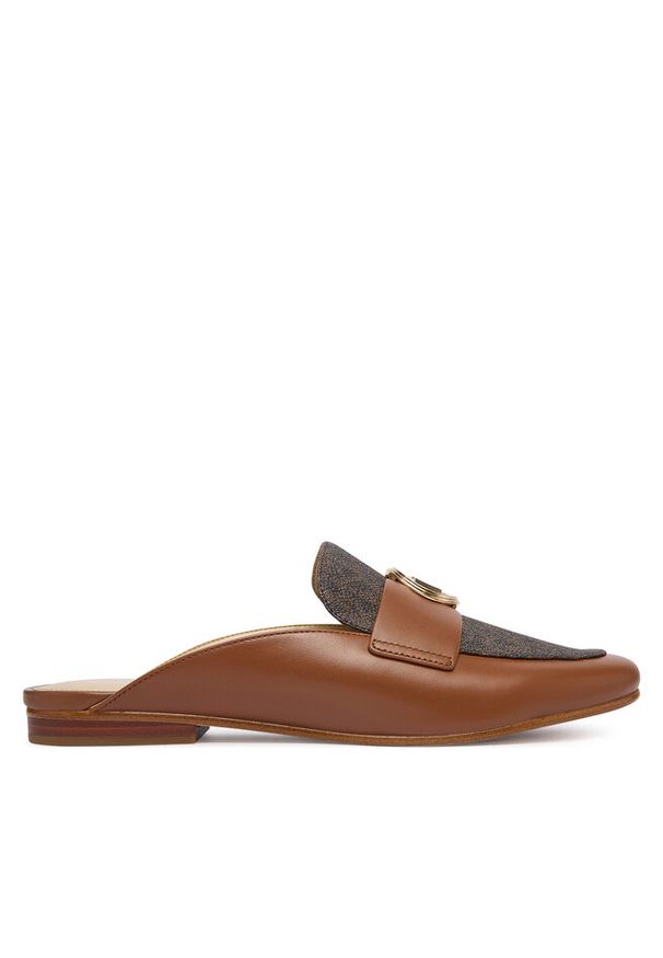 Klapki MICHAEL Michael Kors. Kolor: brązowy