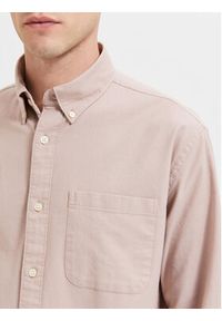 Selected Homme Koszula Rick 16077359 Beżowy Regular Fit. Kolor: różowy. Materiał: bawełna #3