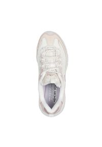 skechers - Tenisówki Skechers Model Dlites - Cold Days Kolor Beżowy. Kolor: wielokolorowy, beżowy, szary. Materiał: skóra, tkanina, zamsz, materiał, syntetyk. Szerokość cholewki: normalna. Sport: turystyka piesza