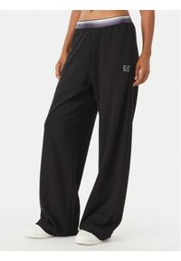 EA7 Emporio Armani Spodnie dresowe 7W001517 AF12501 UC001 Czarny Wide Leg. Kolor: czarny. Materiał: syntetyk #1