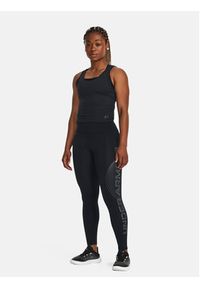 Under Armour Top Motion Tank 1379046-001 Czarny Fitted Fit. Kolor: czarny. Materiał: syntetyk