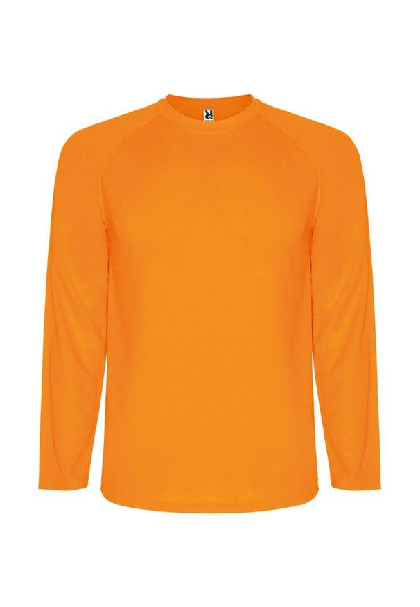 ROLY - Dziecięca/niemowlęca Koszulka Sportowa Montecarlo Z Długim Rękawem. Kolor: pomarańczowy. Długość rękawa: długi rękaw. Długość: długie. Sport: turystyka piesza