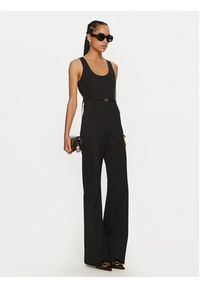 TwinSet - TWINSET Kombinezon 242TP224F Czarny Slim Fit. Kolor: czarny. Materiał: syntetyk #4
