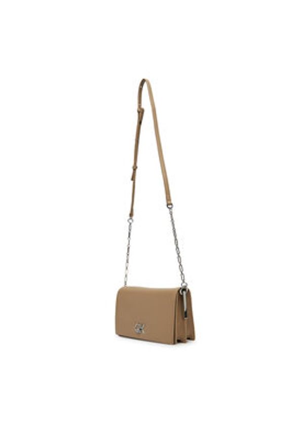 Calvin Klein Torebka Ck Mini Chain Bag K60K612806 Beżowy. Kolor: beżowy. Materiał: skórzane
