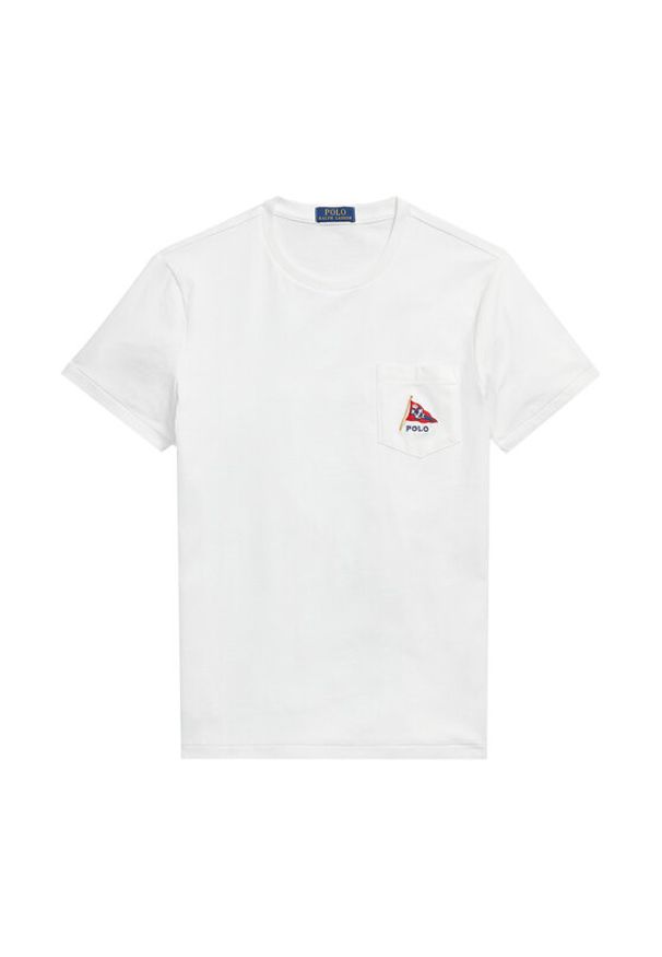 Polo Ralph Lauren T-Shirt 710B21952001 Biały Regular Fit. Typ kołnierza: polo. Kolor: biały. Materiał: bawełna