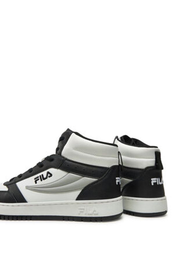 Fila Sneakersy Rega Nf Mid FFM0369 83036 Czarny. Kolor: czarny. Materiał: skóra