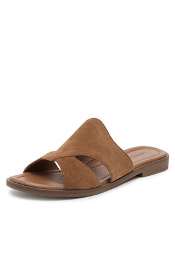 Lasocki Klapki WI23-FOXI-57 Beżowy. Kolor: beżowy. Materiał: skóra, zamsz