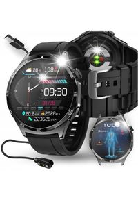 Smartwatch JG Smart SMARTWATCH ZEGAREK MĘSKI CIŚNIENIE EKG HRV ROZMOWY SMS MENU PL + 3 PASKI. Rodzaj zegarka: smartwatch #1