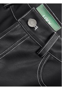 JJXX Spodnie z imitacji skóry Lila 12276595 Czarny Wide Leg. Kolor: czarny. Materiał: skóra #9