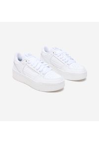 Decathlon - Sneakersy damskie CJ80 Platform skórzane. Kolor: biały. Materiał: skóra. Szerokość cholewki: normalna. Obcas: na platformie. Sport: turystyka piesza #2