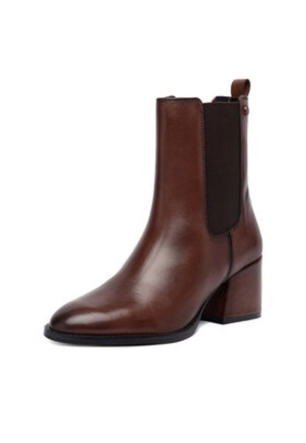 Beverly Hills Polo Club Botki CEO-WI44-TWIGGY-01 Brązowy. Kolor: brązowy. Materiał: skóra