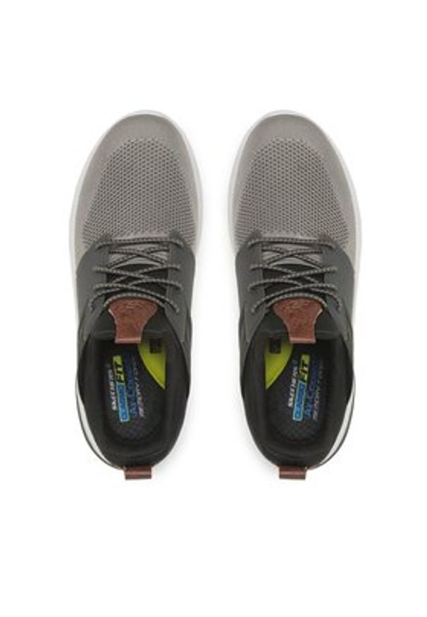 skechers - Skechers Sneakersy Cicada 210238/GYBK Szary. Kolor: szary. Materiał: materiał