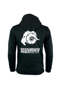 GUGGEN MOUNTAIN - Męska bluza polarowa z kapturem i długim rękawem Outdoor. Typ kołnierza: kaptur. Kolor: czarny, biały, wielokolorowy. Materiał: poliester, bawełna. Długość rękawa: długi rękaw. Długość: długie. Sport: outdoor