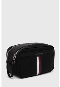 TOMMY HILFIGER - Tommy Hilfiger kosmetyczka kolor czarny. Kolor: czarny #5