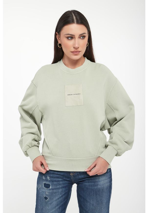 Armani Exchange - Bluza damska z logo ARMANI EXCHANGE