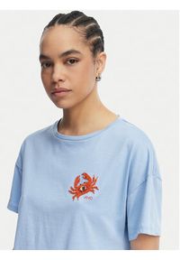 Liu Jo T-Shirt WA6414 JS923 Niebieski Regular Fit. Kolor: niebieski. Materiał: bawełna #4