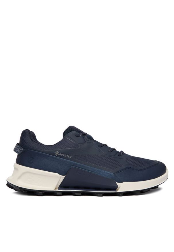 ecco - ECCO Sneakersy 82392460178 Granatowy. Kolor: niebieski. Materiał: materiał