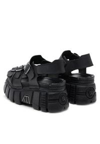 NEW ROCK Sandały M-BIOS101SF-C1 Czarny. Kolor: czarny. Materiał: skóra. Styl: rockowy #6