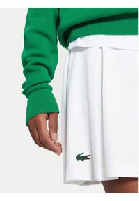 Lacoste Sweter AF9551 Zielony Regular Fit. Kolor: zielony. Materiał: wełna #3