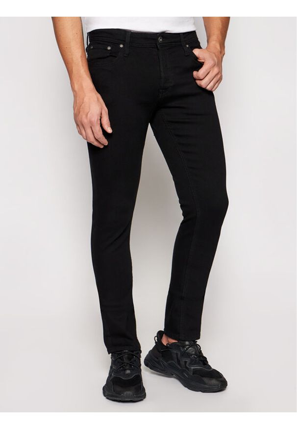 Jack & Jones Jeansy Glenn Original 12152346 Czarny Slim Fit. Kolor: czarny