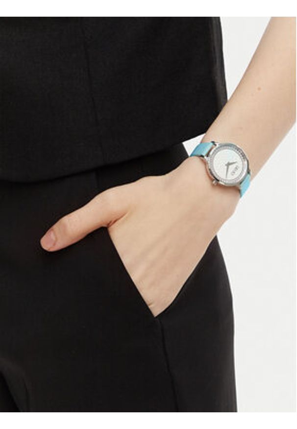 Liu Jo Zegarek Casual Shine TLJ2767 Niebieski. Kolor: niebieski. Materiał: skóra. Styl: casual