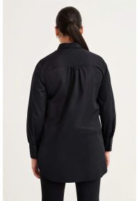 Cellbes - Długa koszula ze satyny bawełnianej. Kolor: czarny. Materiał: satyna, bawełna. Długość rękawa: długi rękaw. Długość: długie #2