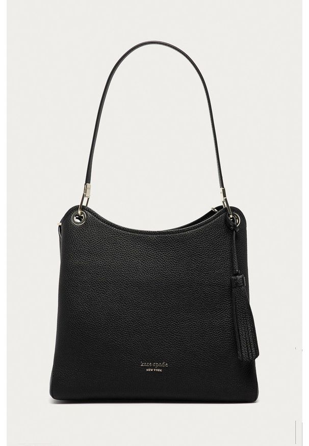 Kate Spade - Torebka skórzana. Kolor: czarny. Materiał: skórzane