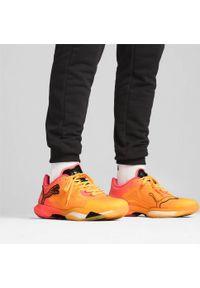 Puma - Buty halowe Vantage NITRO™ PUMA Sun Stream Sunset Glow Black Orange Pink. Kolor: pomarańczowy, wielokolorowy, różowy, czarny