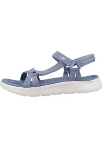 skechers - Sandały Skechers Model Go Walk Flex Sandal Kolor Niebieski. Kolor: niebieski. Materiał: tkanina. Sezon: lato