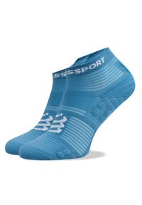 Compressport Skarpety Niskie Unisex Pro Racing V4.0 Run Low XU00047B Niebieski. Kolor: niebieski. Materiał: syntetyk. Sport: bieganie