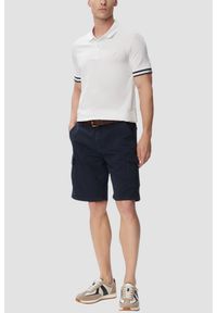 Guess - GUESS Biały męski t-shirt polo Lyle, Rozmiar XL. Okazja: na co dzień. Typ kołnierza: polo. Kolor: biały. Materiał: jeans. Styl: casual, klasyczny #2