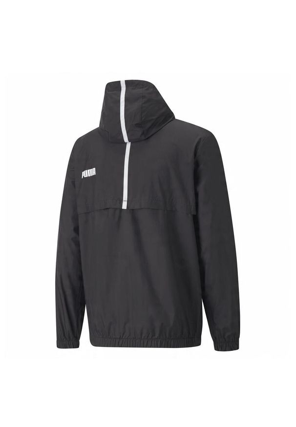 Puma - Męska Wiatrówka ESS+ Tape. Kolor: czarny