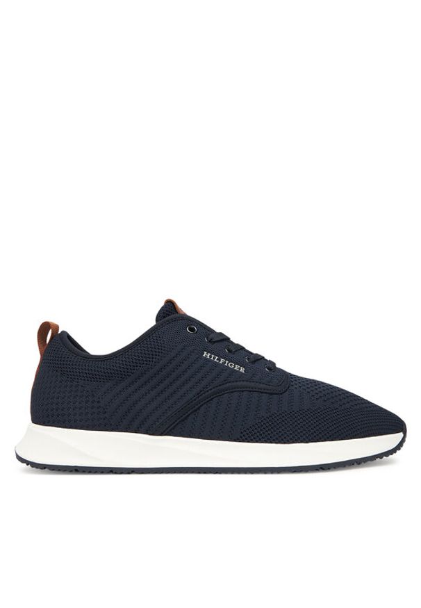 TOMMY HILFIGER - Tommy Hilfiger Sneakersy Newport 3D Premium FM0FM05527 Granatowy. Kolor: niebieski. Materiał: materiał