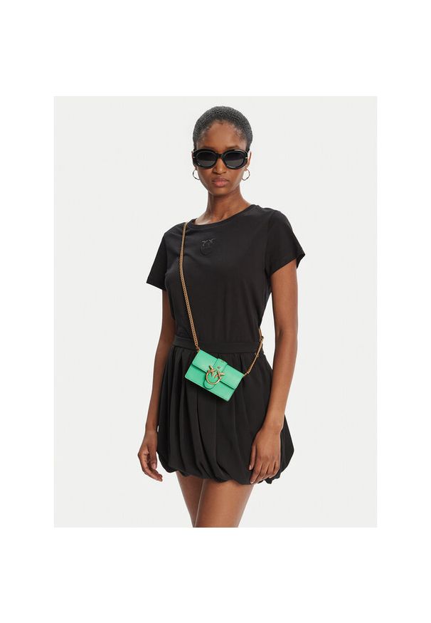 Pinko - Torebka PINKO. Kolor: zielony