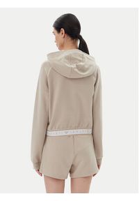 EA7 Emporio Armani Bluza 7W000277 AF12501 U6155 Beżowy Regular Fit. Kolor: beżowy. Materiał: syntetyk